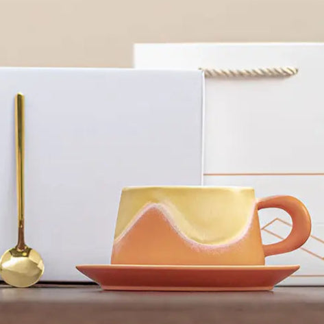 Colorful Mountain Mug and Coffee Cup