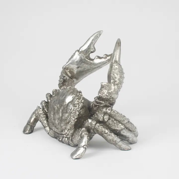 Silver Crab Wine Bottle Holder
