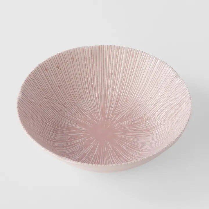 Handmade Pink Porcelain Dessert Bowl