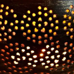 Handmade Metal Tea Light Holder