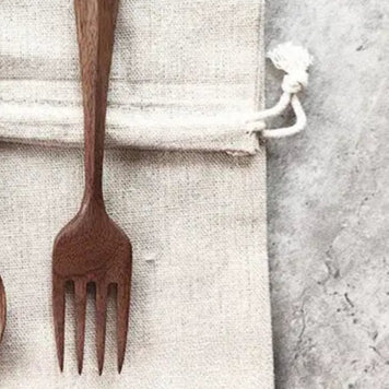Handmade Walnut Spoon and Fork