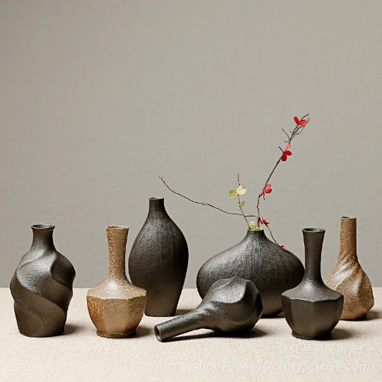 Handmade Ikebana Vase Colorful Table Décor