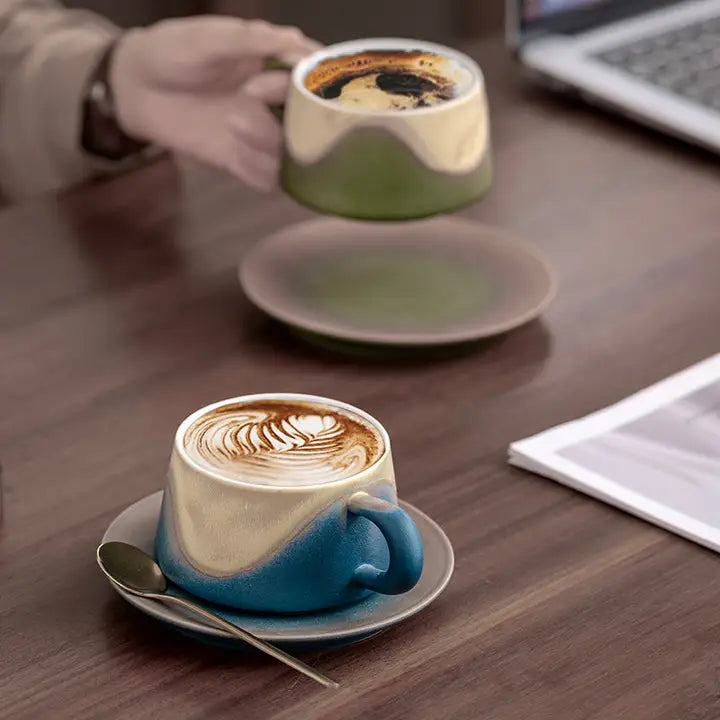 Colorful Mountain Mug and Coffee Cup