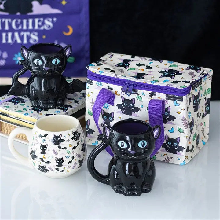 Ceramic Black Cat Coffee and Tea Mug