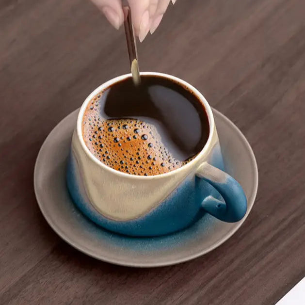 Colorful Mountain Mug and Coffee Cup