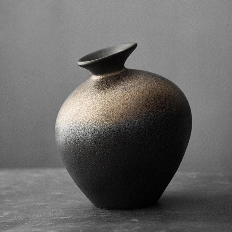 Handmade Tall Ikebana Ceramic Vase