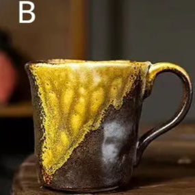 Handmade Colorful Stoneware Coffee Mug
