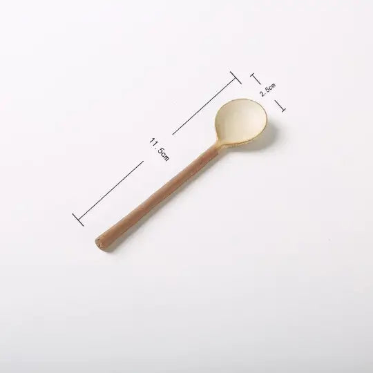 Handmade Ceramic Coffee and Tea Spoon