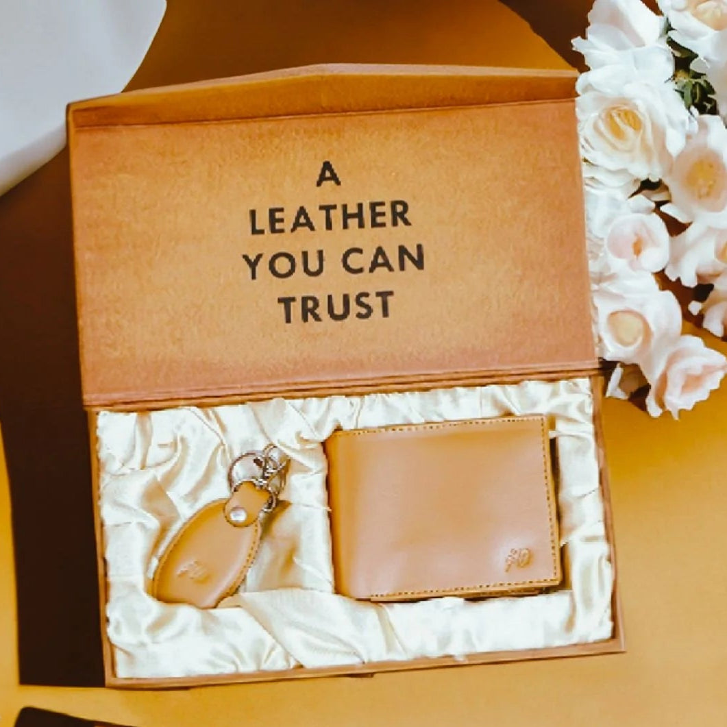 2pc Men’s Gift Set – Wallet & Keychain