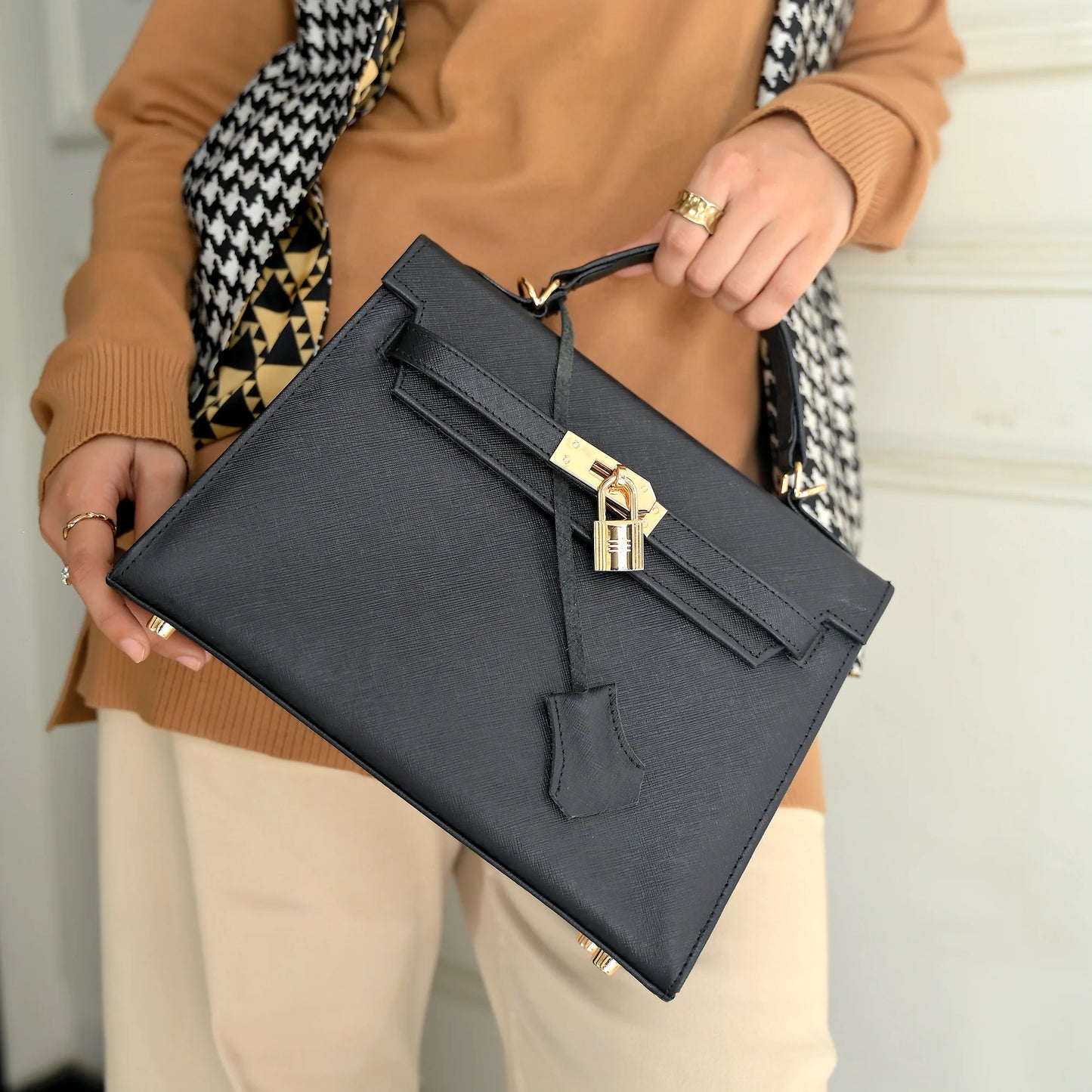 Handmade handbag Women Top Handle Leather Bag Handbag with Shoulder Strap Ladies bag