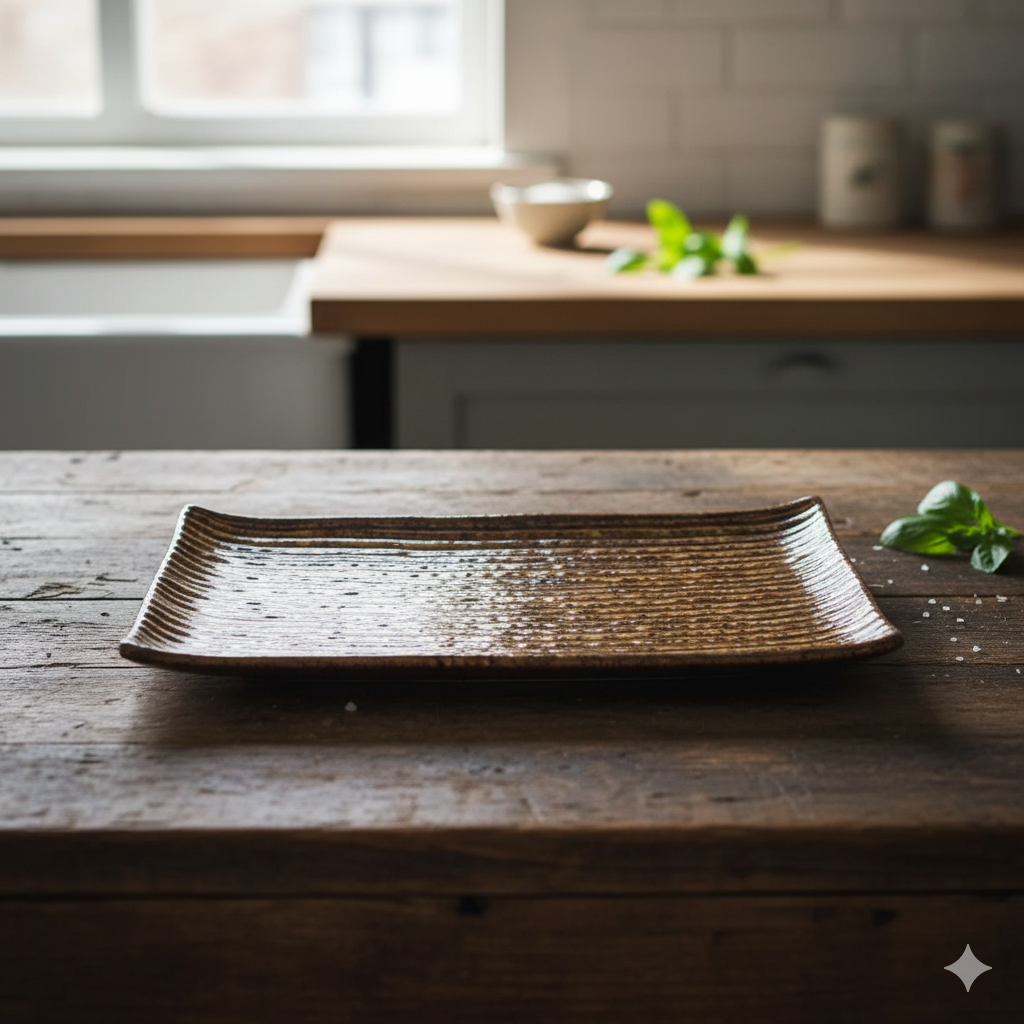 Handmade Porcelain Serving Plate and Sushi Plate