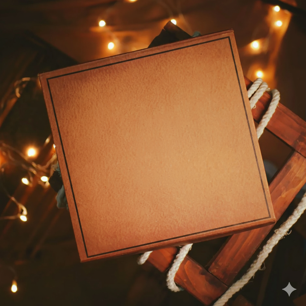 Signature Gift Set for Men – 4 Piece Leather Accessories Box (Black)