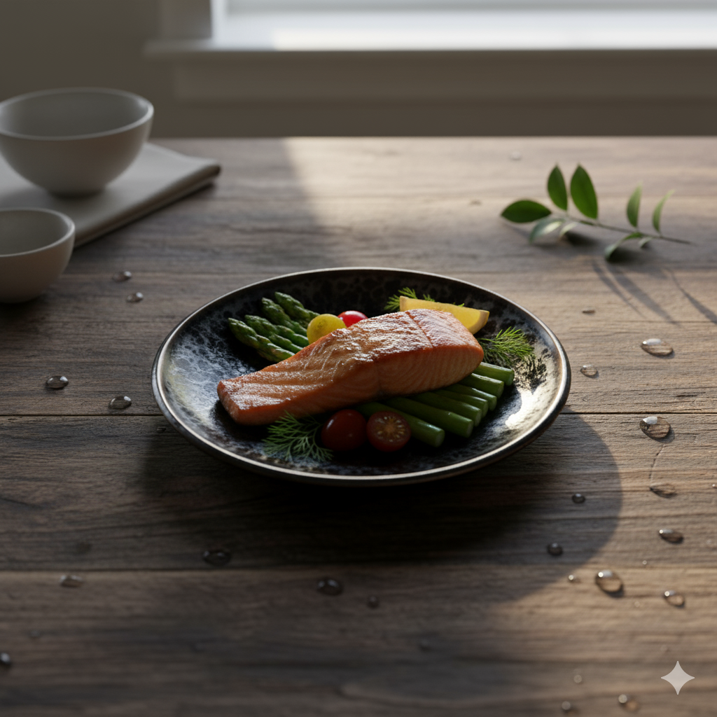 Handcrafted Porcelain Black Pearl Tapas Serving Plate