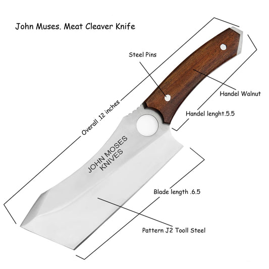 (18+) Meat Cleaver Chef Knife