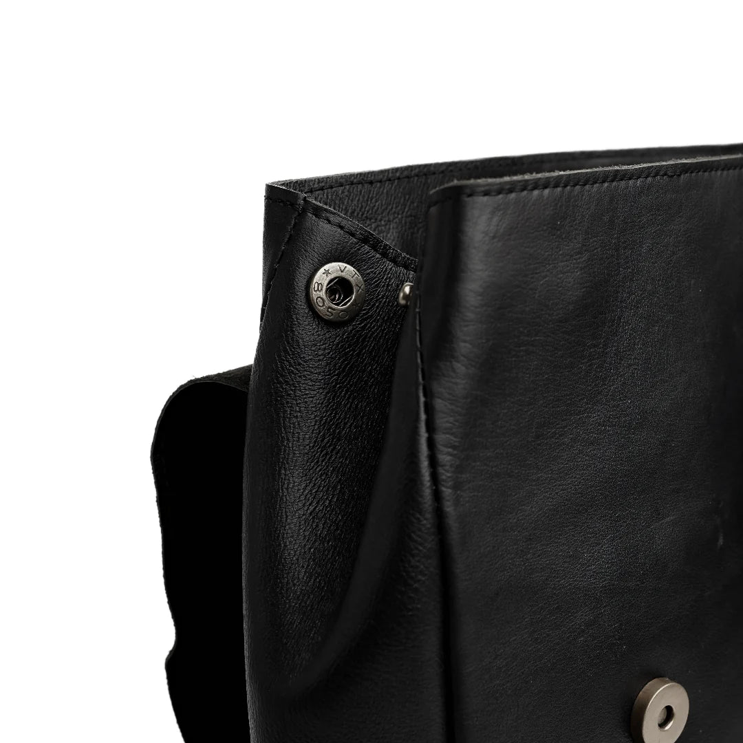 Leather bag Handmade bag Black bag shoulder bag Laptop backpack