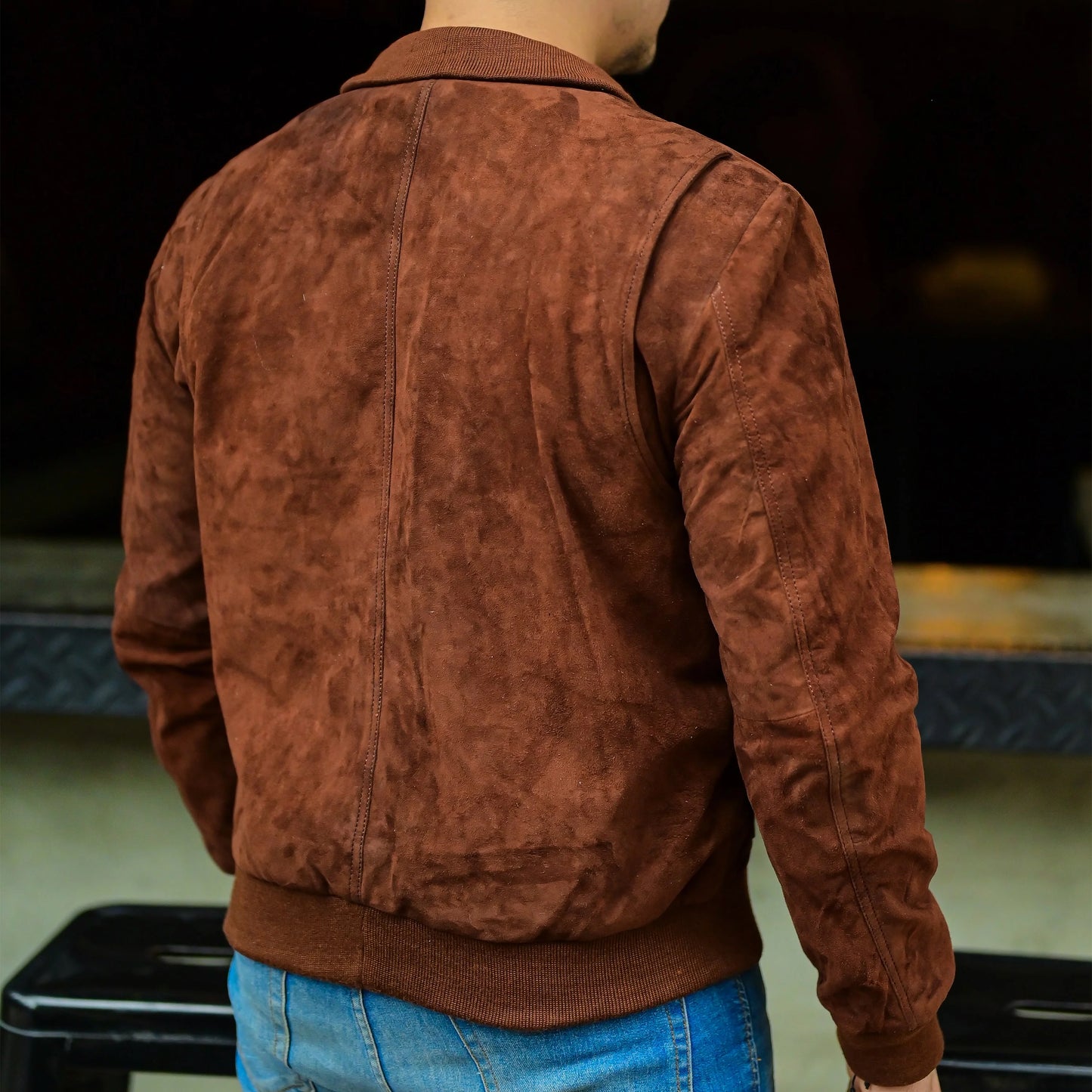 Real leather Jacket Handmade Jacket Bomber Jacket Men jacket Motorcycle jacket foe men