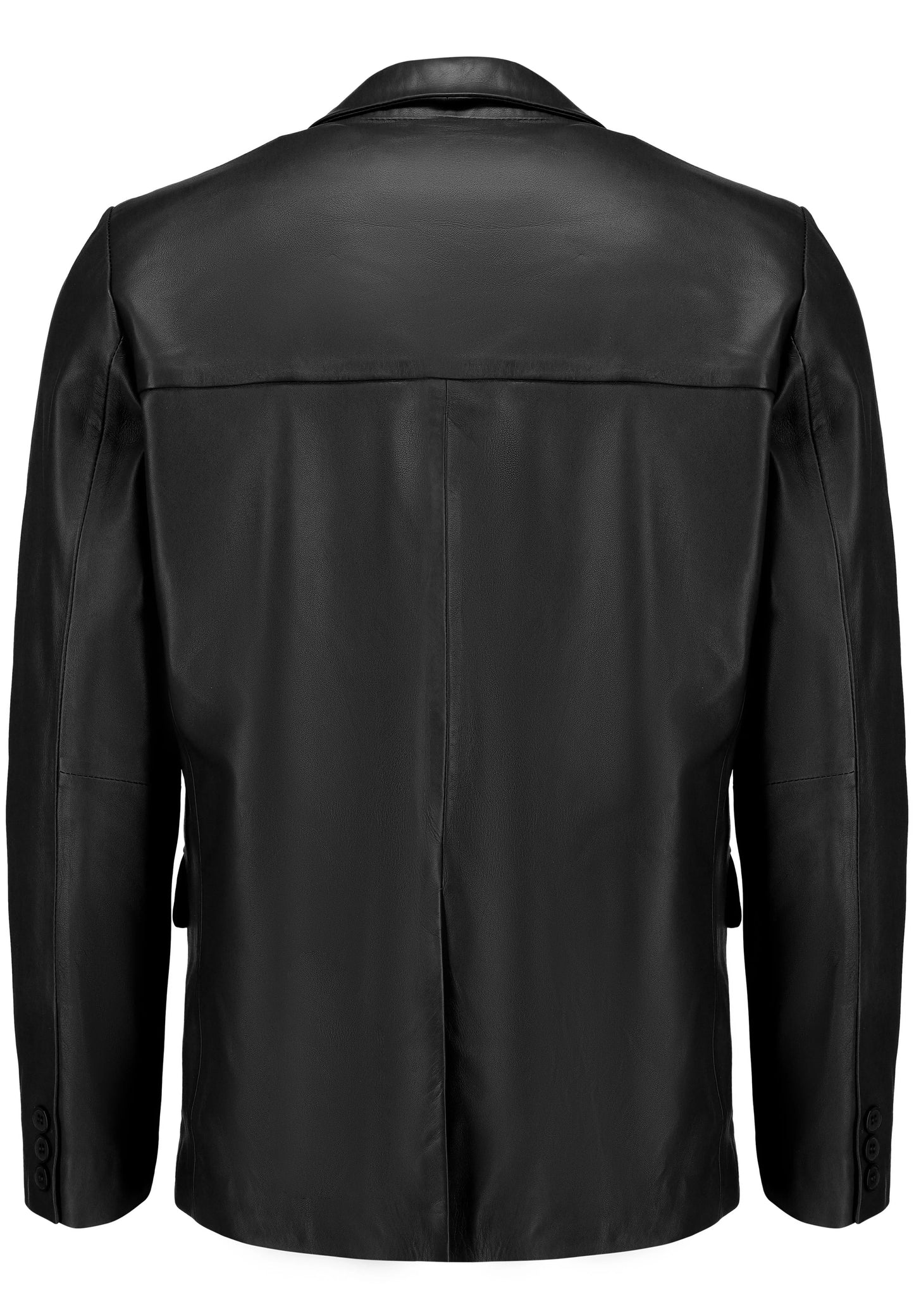 Handmade Coat Casual Leather Blazer Men Leather Coat