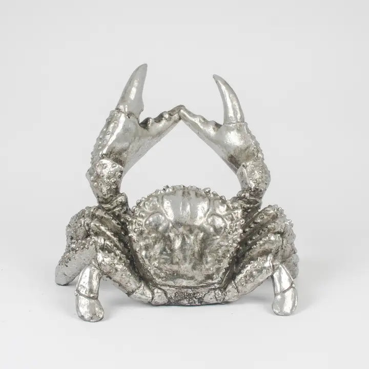 Silver Crab Wine Bottle Holder