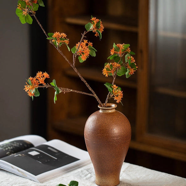 Handmade Ceramic Large Brown Vase