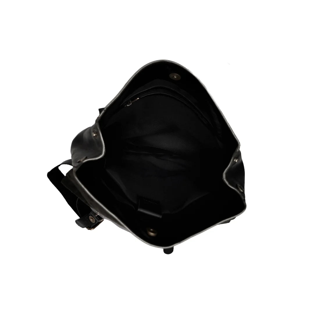 Leather bag Handmade bag Black bag shoulder bag Laptop backpack