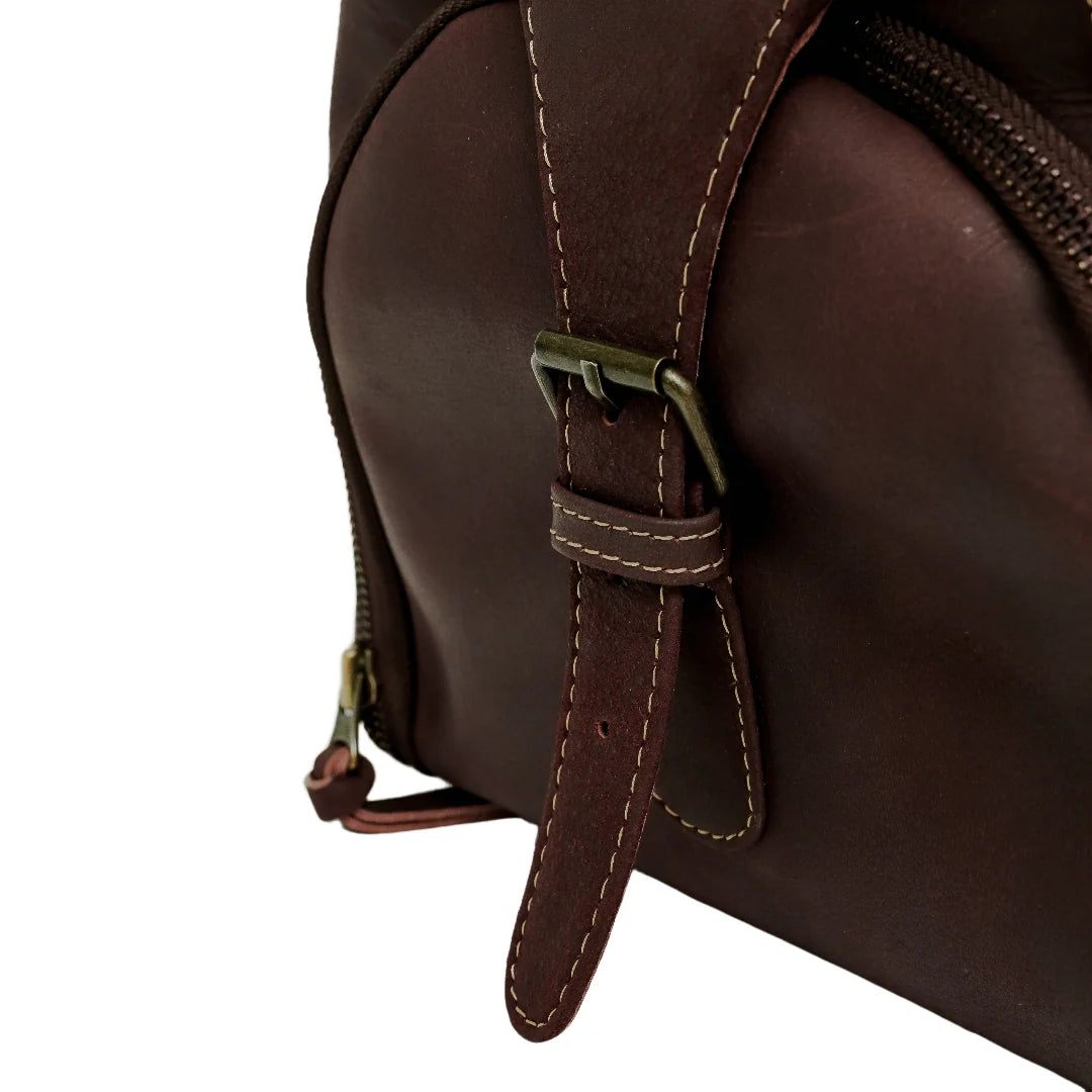 Handmade bag Leather bag Duffle bag Travel Bag Travel Leather Duffle Bag Dark Brown bag