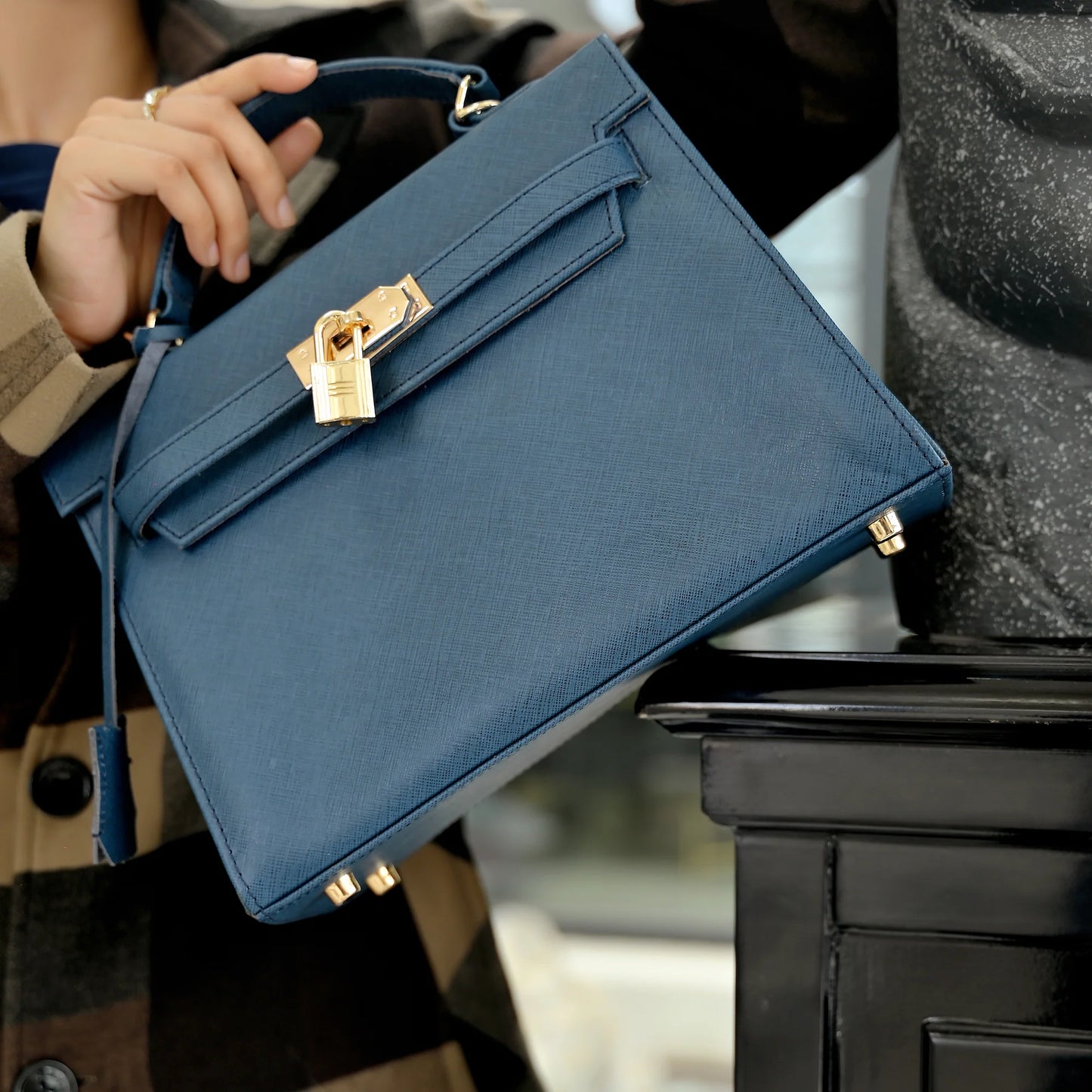 Handmade handbag Women Top Handle Leather Bag Handbag with Shoulder Strap Ladies bag