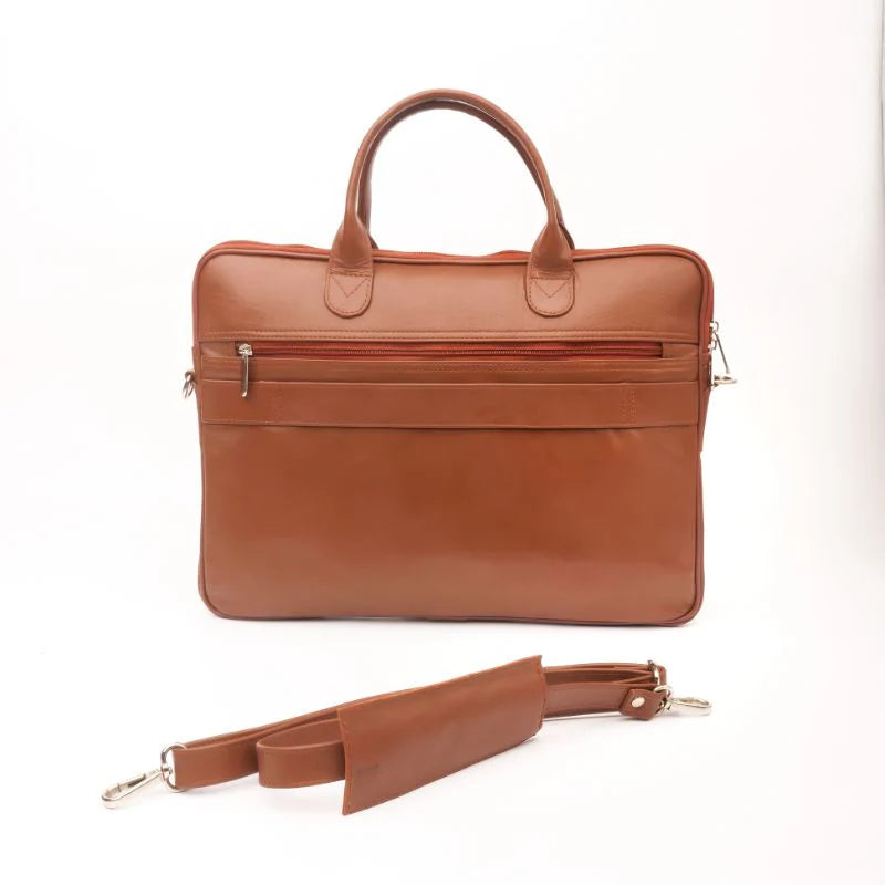 Handmade laptop bag Leather bag Slim Leather Laptop Bag Tan brown laptop bag Men laptop bad leather laptop bag for women