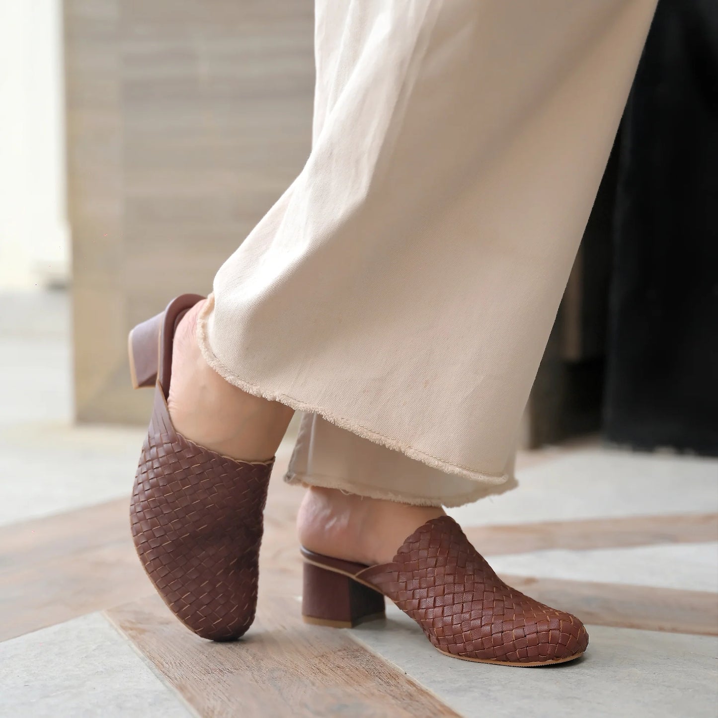 Handmade Leather Heels Women leather Heels Sizes 36–41