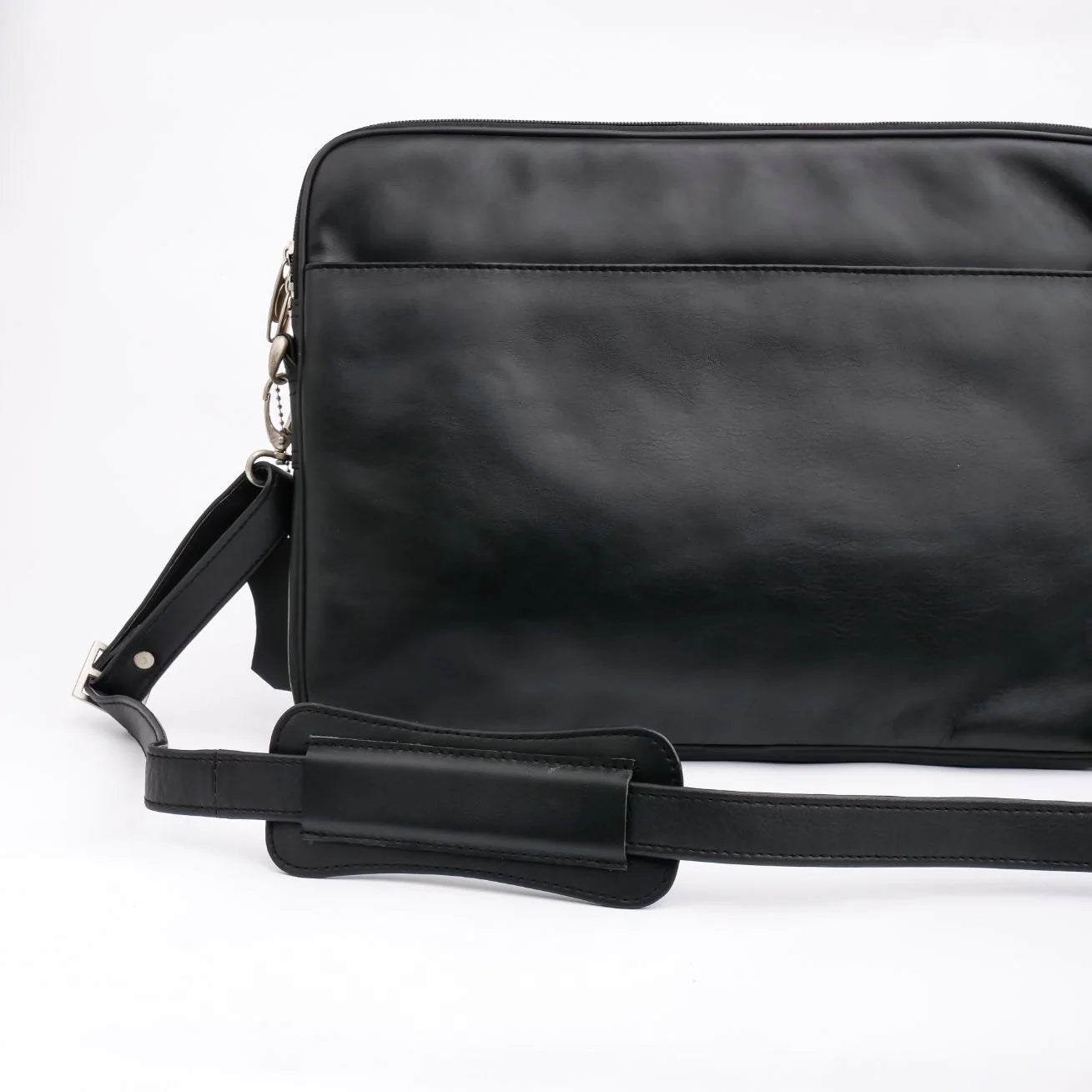 Leather Laptop bag Handmade bag Shoulder laptop bag Black laptop bag Office laptop bag Unisex laptop bag