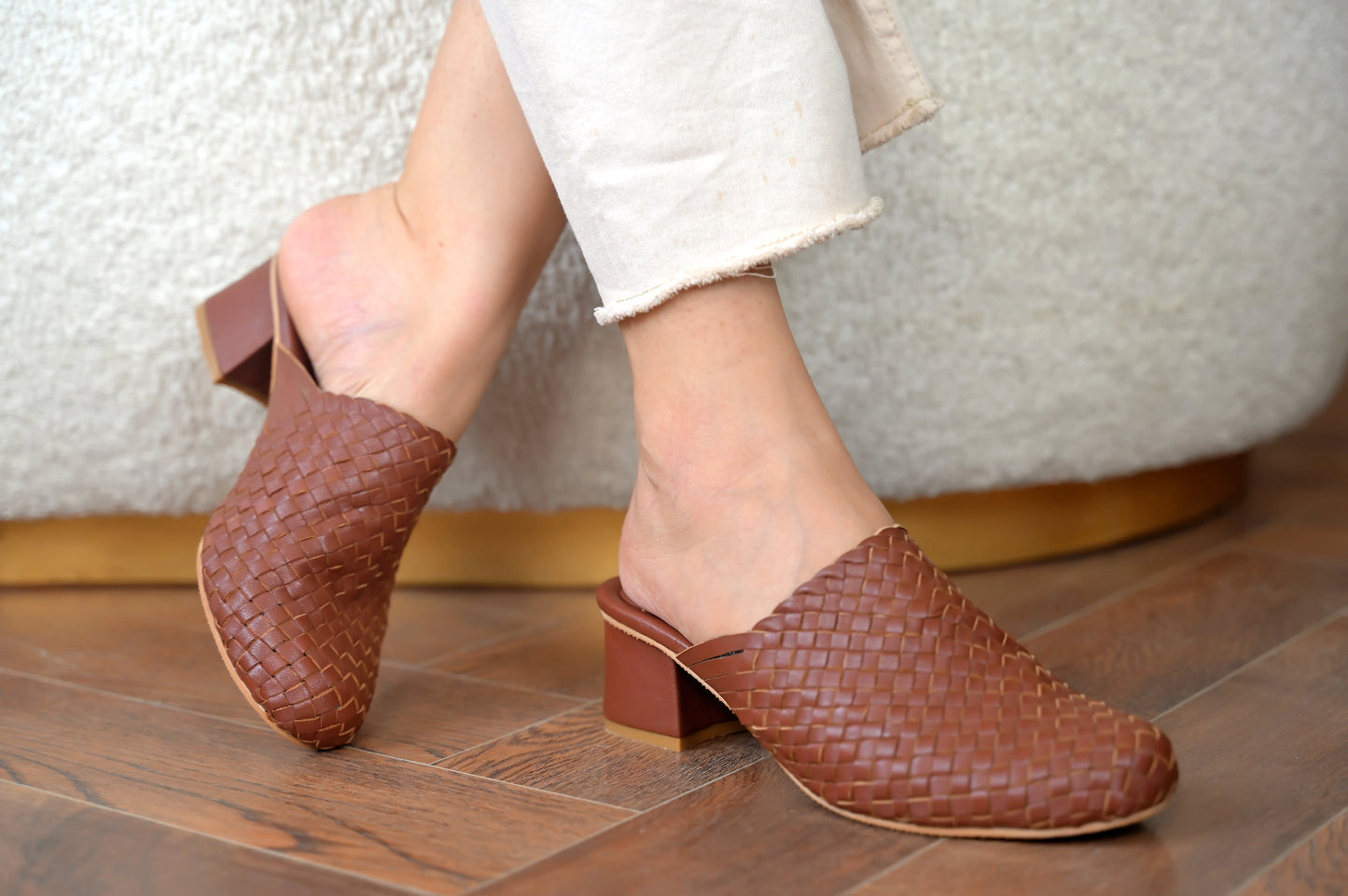 Handmade Leather Heels Women leather Heels Sizes 36–41