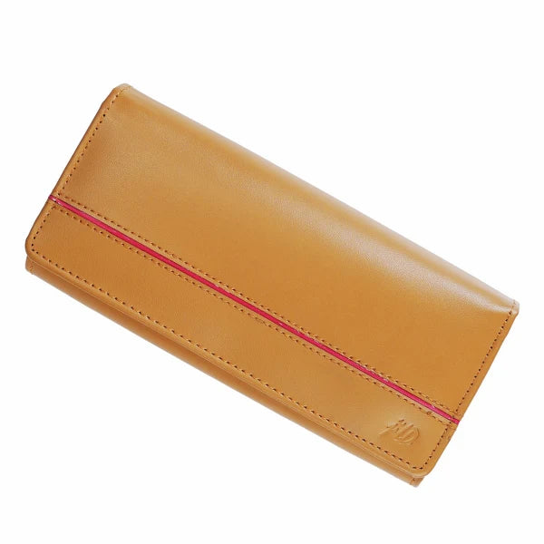 Women’s Leather Clutch Long Wallet Magnetic Flip Purse with Card, Cash and Mobile Slots