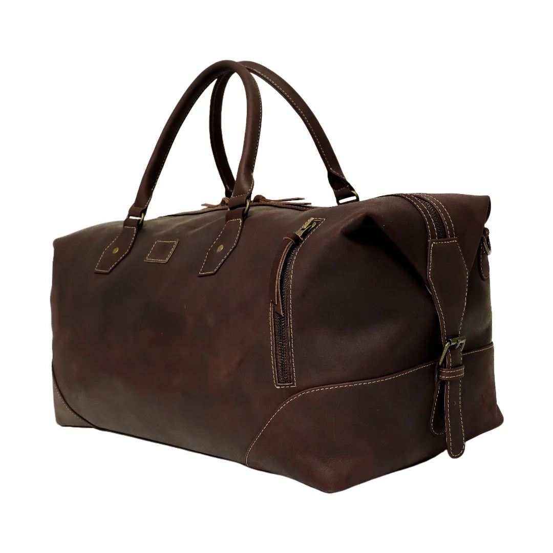 Handmade bag Leather bag Duffle bag Travel Bag Travel Leather Duffle Bag Dark Brown bag