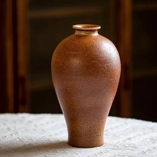 Handmade Ceramic Large Brown Vase