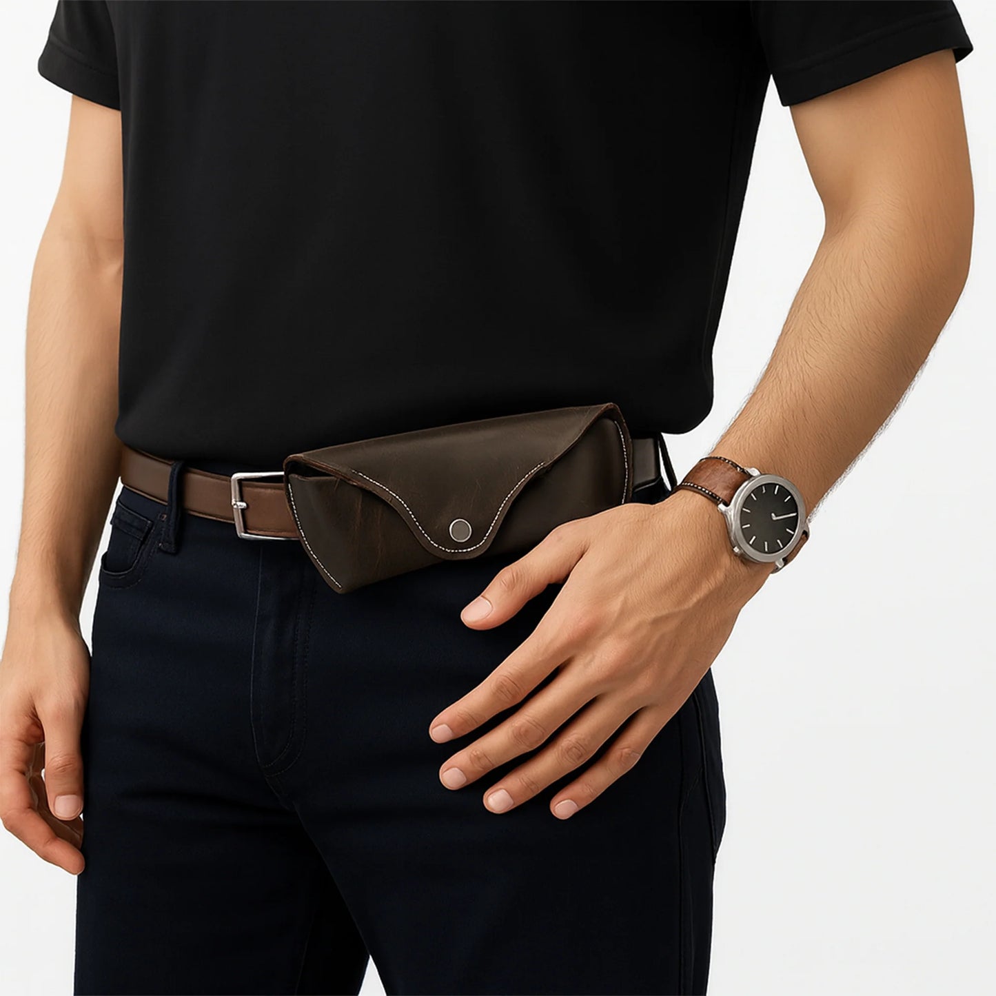 Leather Eyewear Pouch – Classic Protective Case