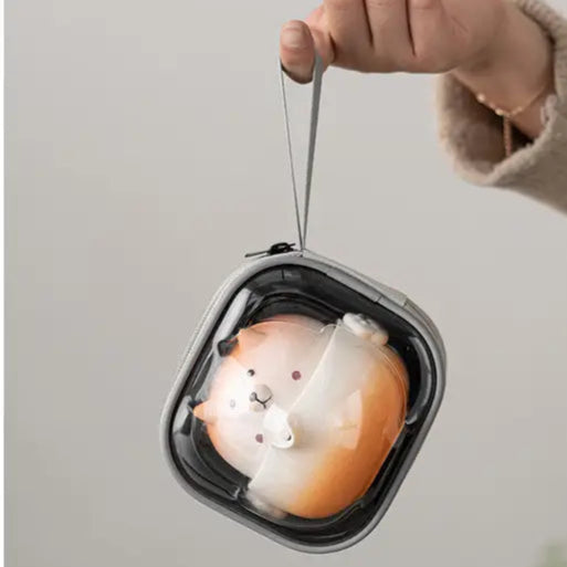 Shiba Inu Teapot Tea Cup Travel Set