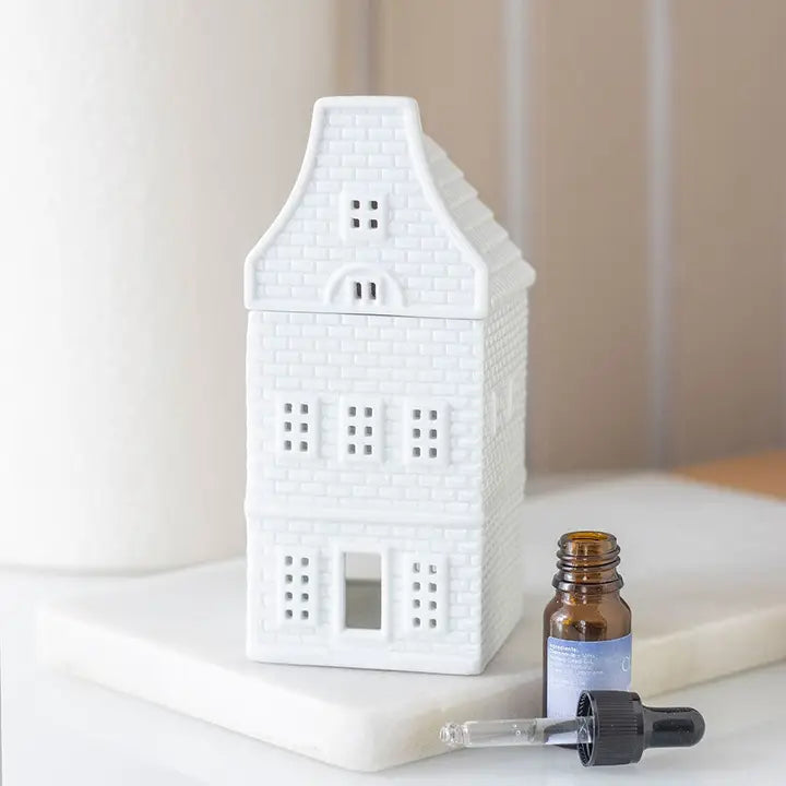 White Nordic House Oil Burner Wax Warmer