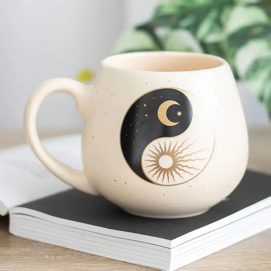 Ceramic Yin Yang Rounded Mug