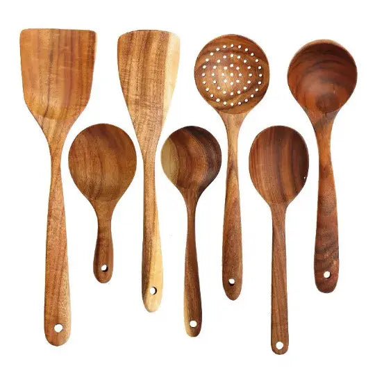 Handmade Wooden Kitchen Utensil Set