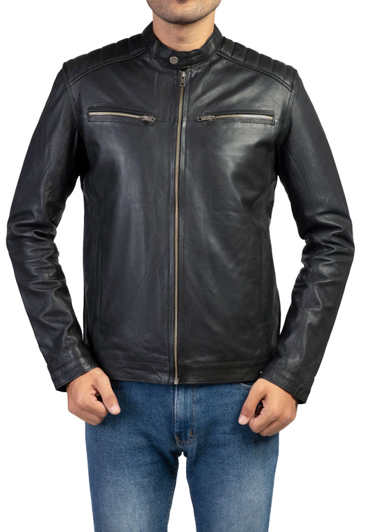 Handmade leather Jacket Mens Biker Jacket Motorcycle Jacket