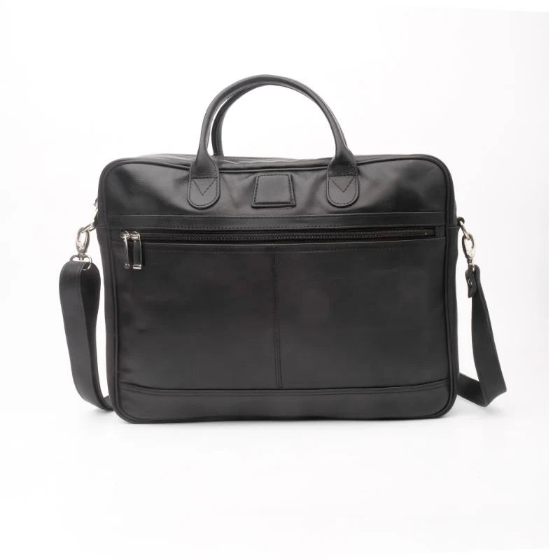 Handmade bag Leather bag Laptop bag  Leather Briefcase Black Laptop bag Shoulder bag