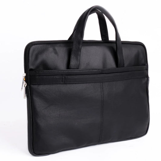 Leather Laptop bag Handmade bag Shoulder laptop bag Black laptop bag Office laptop bag Unisex laptop bag