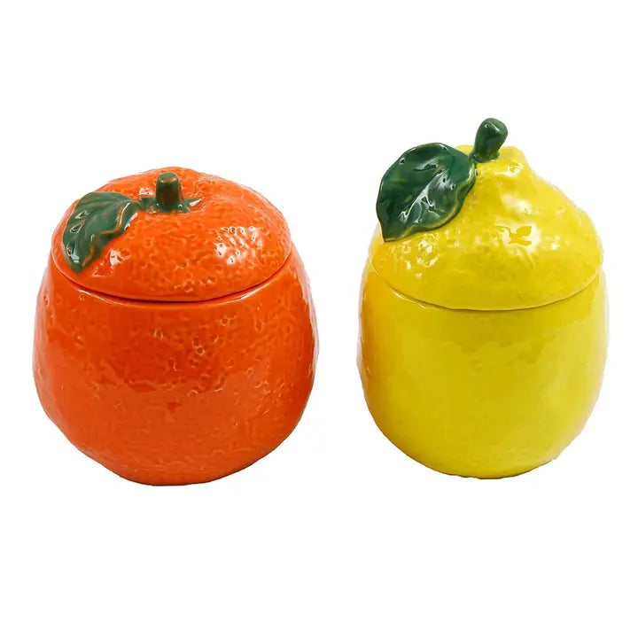 Ceramic Fruit Shaped Kitchen Container