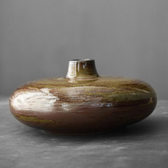 Handmade Ikebana Ceramic Vase