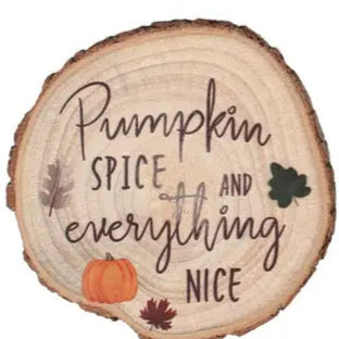 Wood Slice Coaster Set of 4