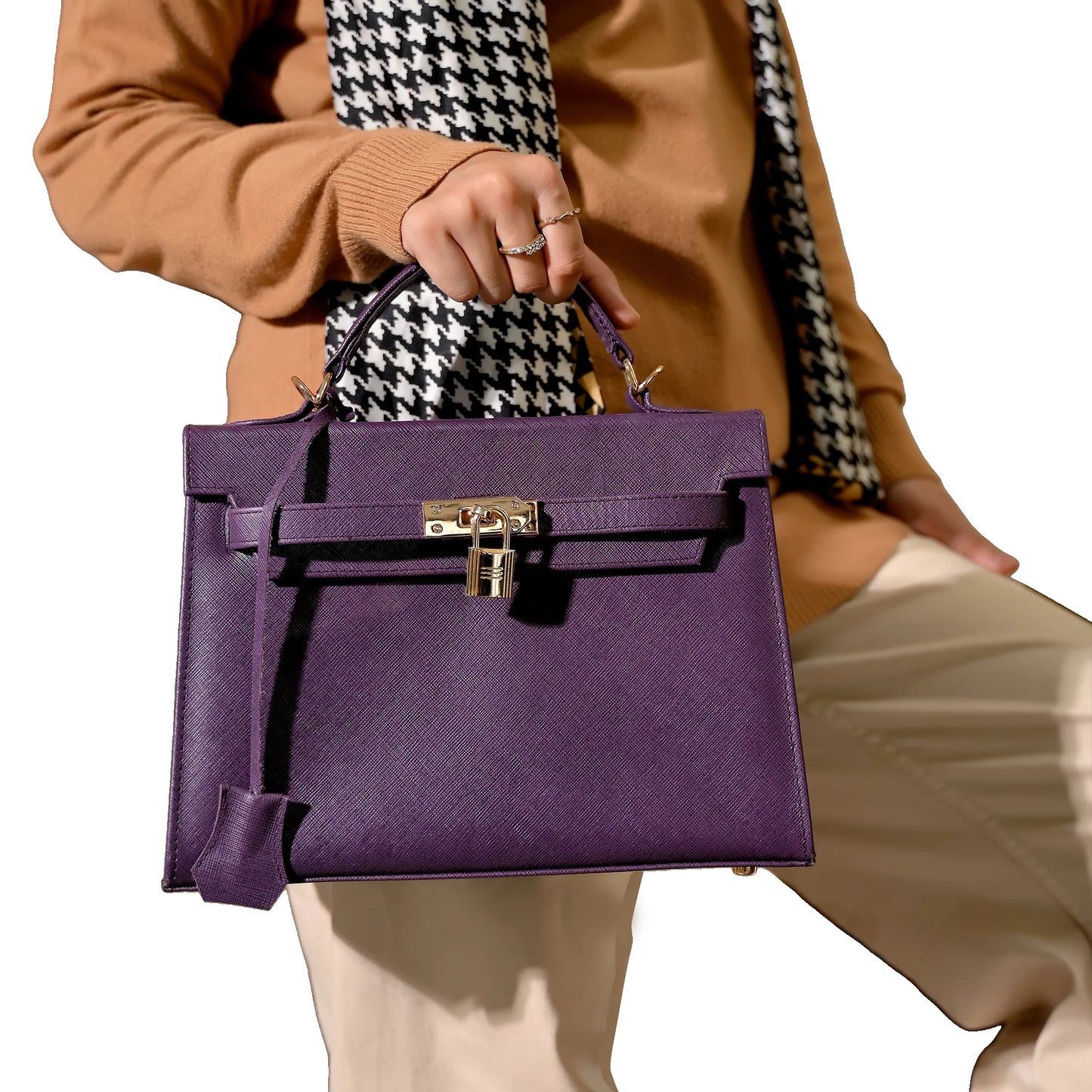 Handmade handbag Women Top Handle Leather Bag Handbag with Shoulder Strap Ladies bag