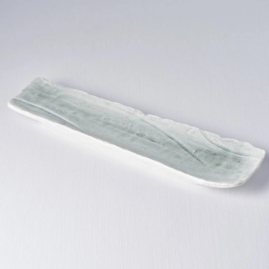 Hand Finished Porcelain Serving Long Organic Platter