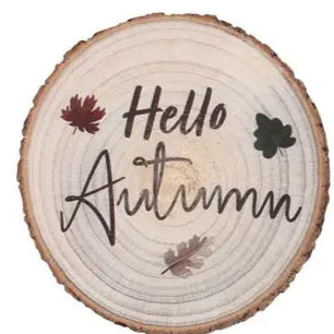 Wood Slice Coaster Set of 4