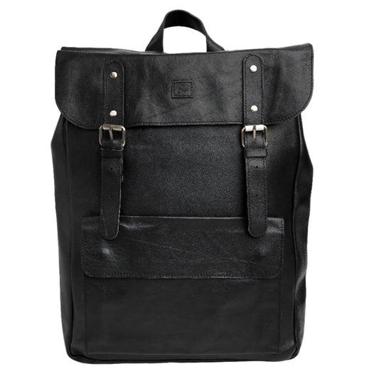 Leather bag Handmade bag Black bag shoulder bag Laptop backpack