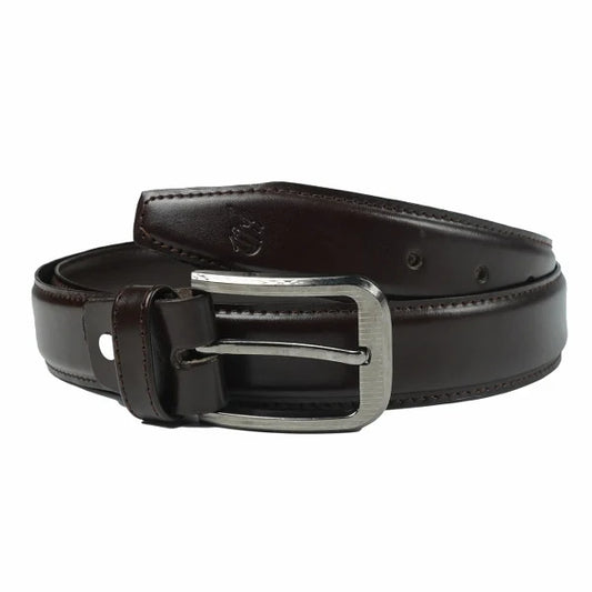 Leather Belt with Single Stitch  Premium Genuine Leather