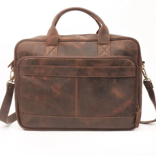Handmade bag Laptop bag Leather bag Unisex Bag Dark Brown Bag Shoulder Bag Crossbody Bag Messenger Bag